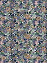 LIBERTY FABRICSリバティプリント国産コーデュロイ(コール天)Nell, Annie & May(ネル、アニー&メイ)ブルー系3635209-P25A