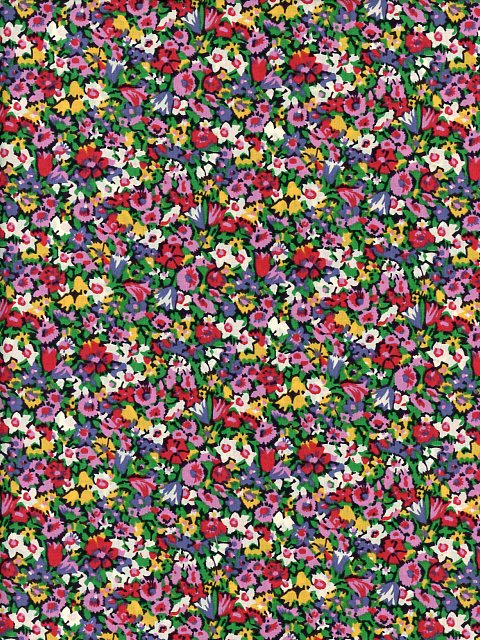 樂天商城 - 生地LIBERTY FABRICS 格安ハギレセール品LIBERTYmacphee（マカフィ）ブルー国産エターナル柄3333060-XE60cm