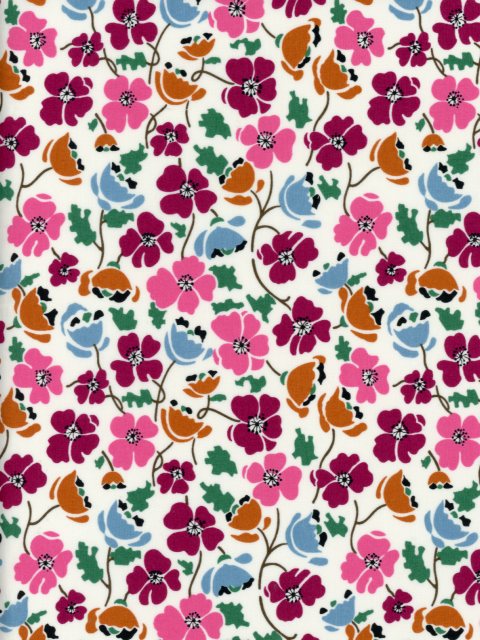 樂天商城 - 生地LIBERTY　FABRICS 格安ハギレセール品LIBERTYリバティプリントEdie（エディ)ピンク2021年春夏柄36313-SD21A110cm巾60cm