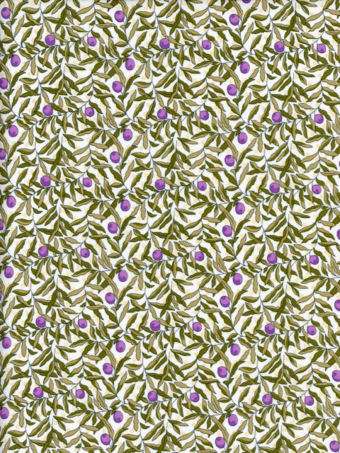 生地LIBERTY FABRICSリバティプリントJoyous Juniper（ジョイアス・ジュニパー）パープル系36374311P-C2025AW Festive Collection2025年クリスマス柄