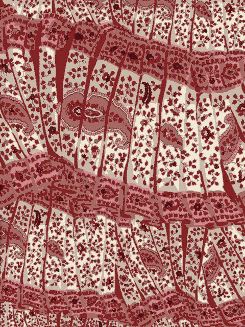 Rakuten - 生地LIBERTY FABRICS LIBERTY国産リバティプリントFan（ファン）レッド国産エターナル柄綿100％：108cm有効巾3636292-AE