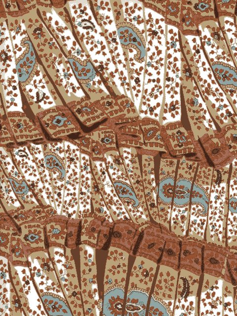 樂天商城 - 生地LIBERTY FABRICS LIBERTY国産リバティプリントFan（ファン）ブラウン国産エターナル柄綿100％：108cm有効巾3636292-YE