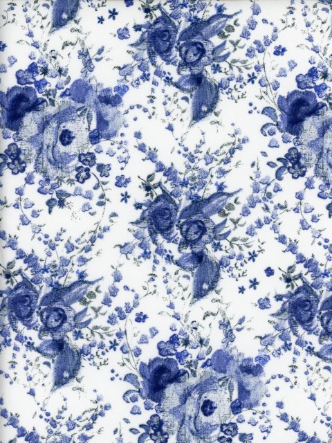 樂天商城 - 生地LIBERTY FABRICS LIBERTY国産リバティプリントKeighley（キースリー）ネイビー国産エターナル柄綿100％：108cm有効巾3632170-DE
