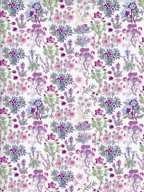 樂天商城 - 生地LIBERTY FABRICS LIBERTYイタリア製オーガニックタナローン生地Kenilworth Castle(ケニルワース・キャッスル)パープル2026年春夏柄157J75904-26DU