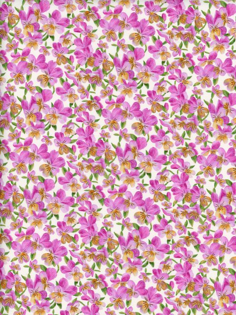 樂天商城 - 生地LIBERTY FABRICS LIBERTYイタリア製オーガニックタナローン生地Somerset Pansy(サマセット・パンジー)ピンク2026年春夏柄157J75907-26BU