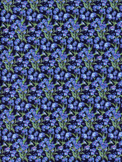 樂天商城 - 生地LIBERTY FABRICS LIBERTYイタリア製オーガニックタナローン生地Island Blossom(アイランド・ブロッサム)ネイビー2026年春夏柄157J75910-26BU
