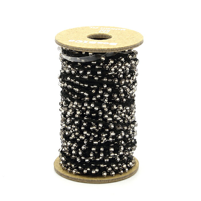 BOBBICO No.83 Psycho Candy（サイコキャンディ） col.black×silver 6m巻