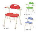 【送料無料】 安寿 折りたたみ シャワーベンチ IS / IU 幅51cm×奥行46~53cm×高さ64~74cm 1台 【 アロン化成】【介護用品】【シャワーチェアー】〇