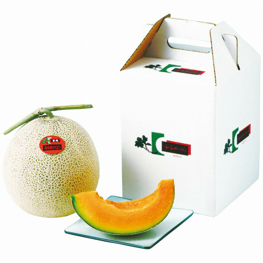 【送料無料】【お中元】 北海道産 ふらのメロン1玉 1020 【ギフト】【産地直送】【夏】【贈答品】