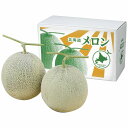 【送料無料】【お中元】 北海道産 赤肉メロン2玉 810006 【ギフト】【産地直送】【夏】【贈答品】