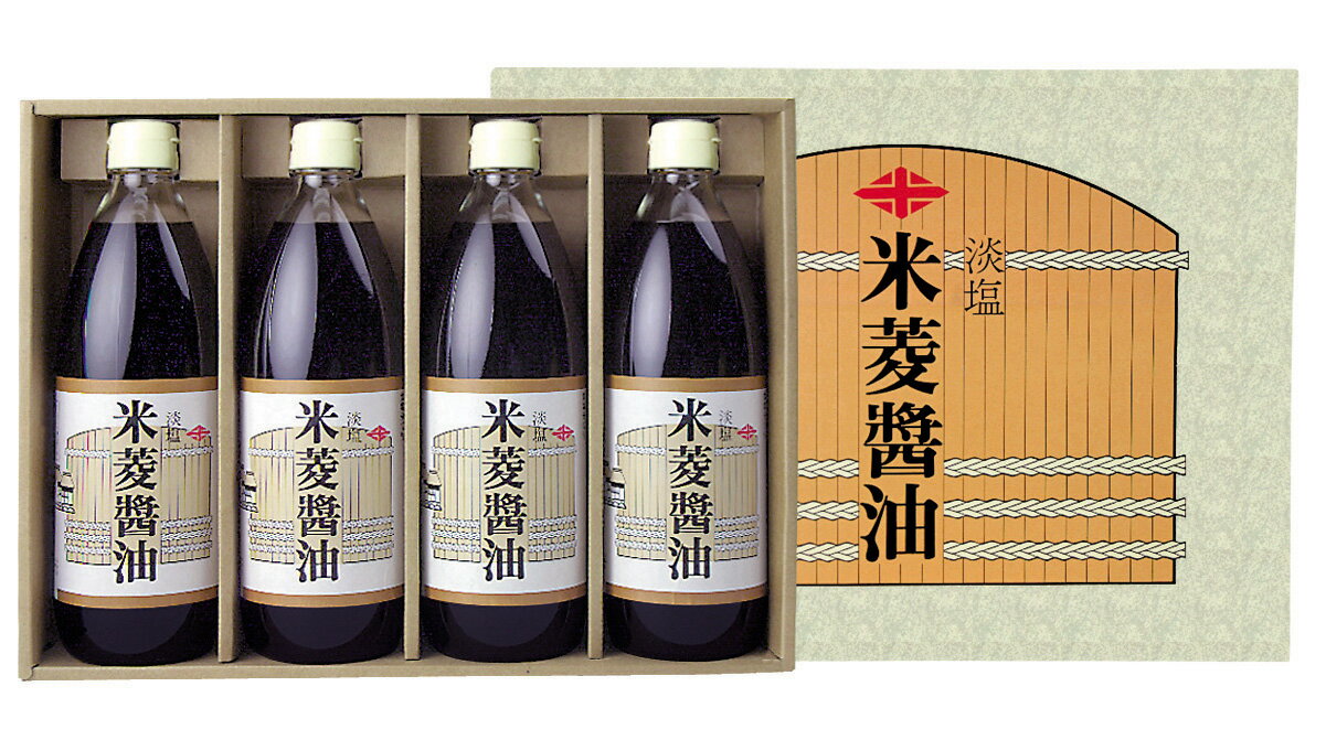 【茨城】「 常陸太田市 特産認証品 」米菱醤油 1000ml