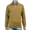 FRED PERRY フレッドペリー 刺繍ロゴ ハーフジップトレーナー M3574 Z60 SHDSTN/ECR/DKPET