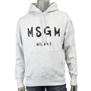 MSGM GEGXEW[EG BRUSHED LOGO HOODIE/p[J[/CgO[~ubN/2000MM515 200004 94/