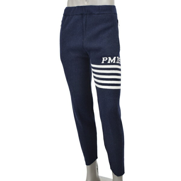P.M.D.S. ピーエムディーエス CAIRO/カシミア混 ニット ジョガーパンツ F25PMA513 BLUE
