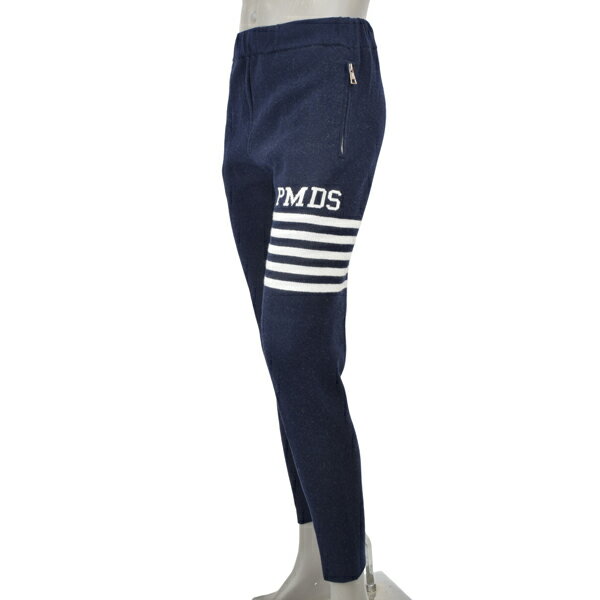 P.M.D.S. ピーエムディーエス CAIRO/カシミア混 ニット ジョガーパンツ F25PMA513 BLUE