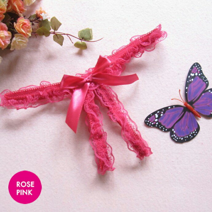 フリルショーツ セクシー Tバック リボン tバック キュート ショーツ 紐ショーツ オープンショーツ リボンショーツ パンティ セクシーパンツ レディース 女性用 ブラック ピンク レッド パープル ローズピンク リボンパンツ 大人のおもちゃ スキャンティ ショーツ