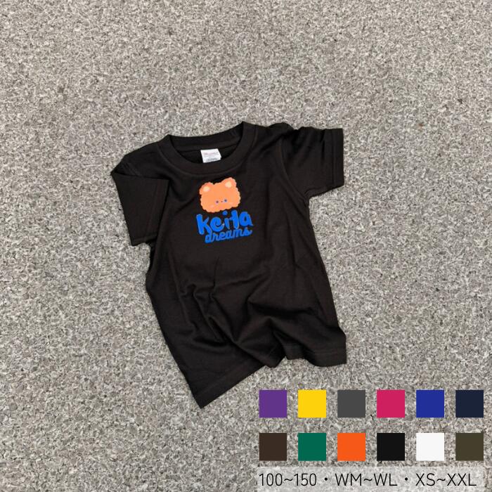 Monelle オリジナルプリントTシャツ 男女 オールシーズン 綿 カラーインクジェット ホワイト/ブラック/ホットピンク/パープル/デイジー/チャコールグレー/ロイヤルブルー/ネイビー/ダークブラウン/グリーン/オレンジ/オリーブ 100/110/120/130/140/150/WM/XS/S/M/L/XL/XXL