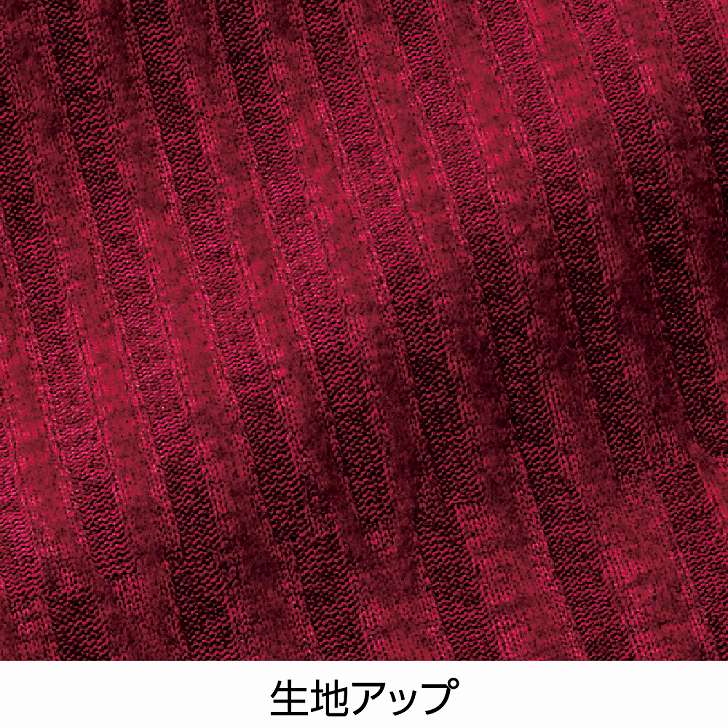 Tシャツ シニアファッション レディース 80代 秋冬 あたたかい おしゃれ かわいい M L LL リブ 立ち襟 高齢者 女性 60代 70代 90代 普段着 部屋着 ホームウェア 上品な服 おしゃれ着 外出着 婦人 用 monet1-10001879 介護用品とシニアのお店 モネ サンプル画像3