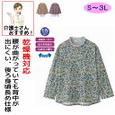 【乾燥機対応】 後ろ長め Tシャツ M~L S LL 3L 腰曲がり 後ろ身頃長め 腰曲がり体型 シニアファッション 70代 80代 90代 アクティブシニア ...