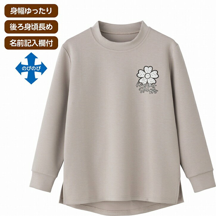 乾燥機対応 婦人 S M L LL 3L ストレッチ のびのび 縦 横 シニア レディース ファッション 高齢者 婦人服 長袖 トップス シニアファッション 春 夏 秋 冬 後ろ長め プレゼント 入院 入所 介護 monet1-10004587 介護用品とシニアのお店 モネ サンプル画像2