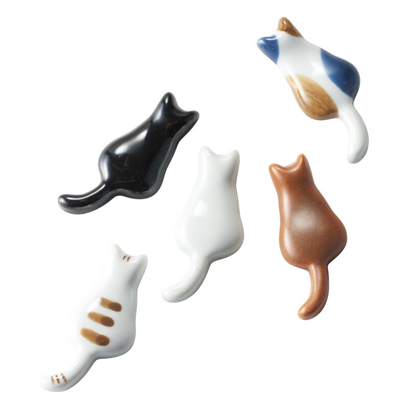 ネコ 箸置揃 「 内祝い お歳暮 御歳暮 出産内祝い ギフト 内祝い 出産内祝 内祝 出産祝い 贈答品 お誕生日 お返し ギフト対応 ラッピング 母の日 」