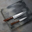 濃州孫六作【 別撰料理包丁2点セット 】穴明包丁(刃渡18cm)・ペティナイフ(刃渡12cm)各x1「 セット 送料無料 すごく よく 切れる ほうちょう ナイ...