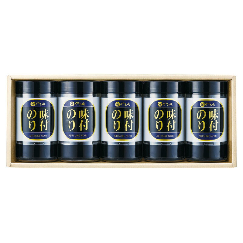 PRODUCT SPECIFICATIONS商品仕様ブランドやま磯商品名卓上味付海苔ギフト型番KY-25セット内容セット内容/味付のり(8切24枚)×5箱サイズ15.5×38.5×7.7cm賞味期間常温1年3ヶ月アレルゲン小麦・えびJANコード4903182022852商品説明風味の良い国産海苔に有機丸大豆醤油を使用したたれで調味したコクと旨味のある味付のりを、贈答用にセットしました。