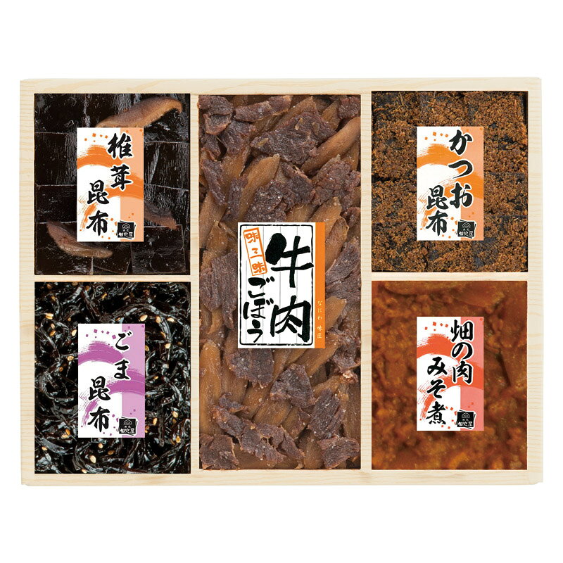 PRODUCT SPECIFICATIONS商品仕様ブランド浪花佃史屋商品名味三昧型番LK-30セット内容セット内容/椎茸昆布・ごま昆布・かつお昆布(各50g)・牛肉ごぼう(70g)・畑の肉みそ煮(30g)×各1箱サイズ22.1×28.1×3.6cm賞味期間常温140日JANコード4544686041378商品説明職人が丹精込めて炊き上げた和食の保存食、佃煮・昆布の詰合せです。