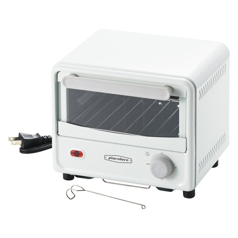ピアコローレ ミニオーブントースター PCL-40W/R ホワイト キッチン用品 ギフト プレゼント 贈り物 内祝い お返し 結婚祝い 出産祝い 新築祝い 快気祝い 誕生日 母の日 父の日 敬老の日 お中元 お歳暮
