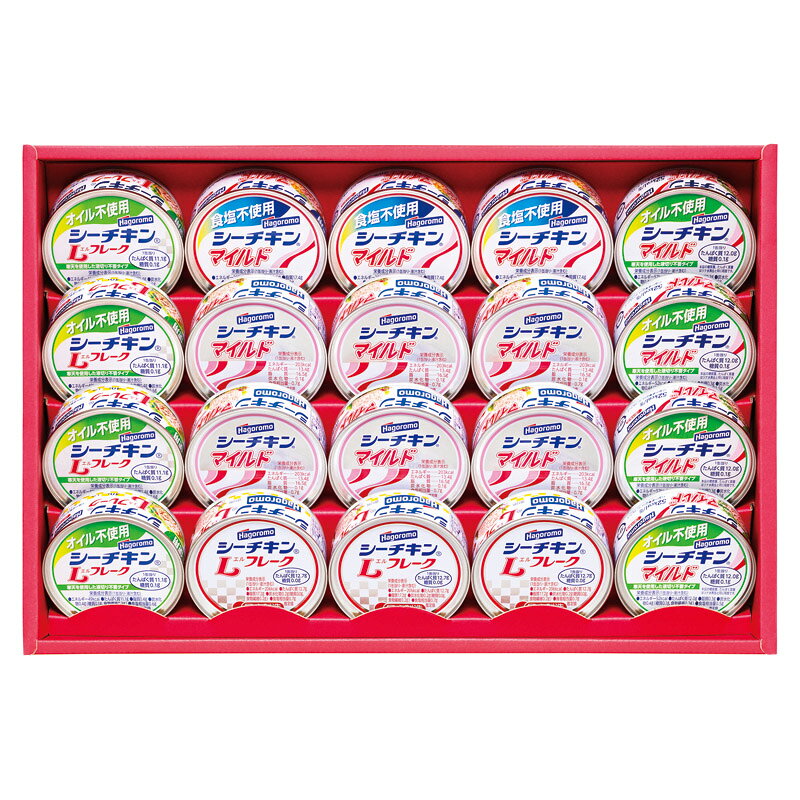 PRODUCT SPECIFICATIONS商品仕様ブランドはごろもフーズ商品名シーチキンギフト型番SET-50Bセット内容シーチキンマイルド(70g)×6、オイル不使用(シーチキンLフレーク・シーチキンマイルド(各70g)×各4、シーチキンLフレーク・食塩不使用シーチキンマイルド(各70g)×各3箱サイズ27.2×40.1×6.7cm賞味期間常温3年JANコード4902560435338商品説明素材やカタチ、製法によって、さまざまなおいしさが楽しめる『シーチキン』の詰め合わせです。