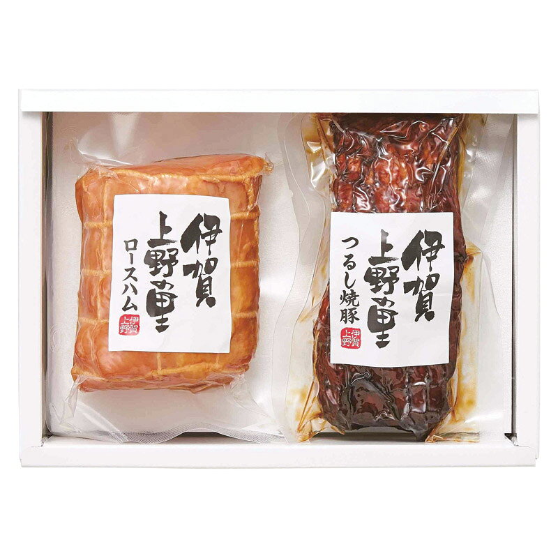 PRODUCT SPECIFICATIONS商品仕様ブランド伊賀上野の里商品名つるし焼豚&amp;ロースハムセット型番SAG-35Nセット内容ロースハム(250g)・つるし焼豚(170g)×各1賞味期間冷蔵2ヶ月アレルゲン乳・小麦商品説明自然豊かな伊賀の地で、素材の旨みを引き出し、丁寧に作り上げました。直火でじっくり焼くことで香りよく柔らかに仕上げた自慢の焼豚と、山桜のチップでスモークした薫り高いロースハムのセットです。