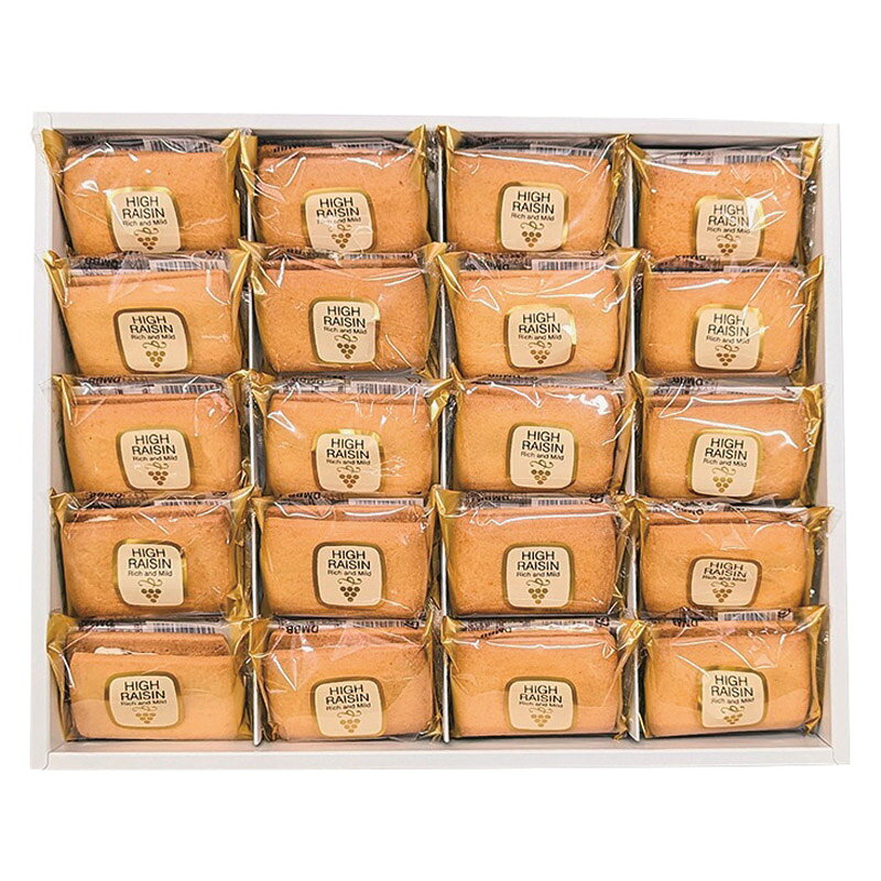 PRODUCT SPECIFICATIONS商品仕様ブランド栄光堂製菓商品名ハイレーズン20個入型番60278セット内容ハイレーズン×20箱サイズ27.2×33.4×4.2cm賞味期間常温120日アレルゲン卵・乳・小麦JANコード4965520060278商品説明香ばしいサブレ、滑らかなクリーム、甘酸っぱいラムレーズン。絶妙なハーモニーを奏でるベストセラーケーキです。