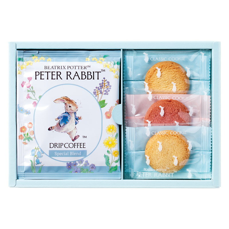 ピーターラビットTM コーヒー&スイーツギフト PRG-5 お菓子 お取り寄せ コーヒーギフト プレゼント 贈り物 内祝い お返し 結婚祝い 出産祝い 新築祝い 快気祝い 誕生日 母の日 父の日 敬老の日 お中元 お歳暮
