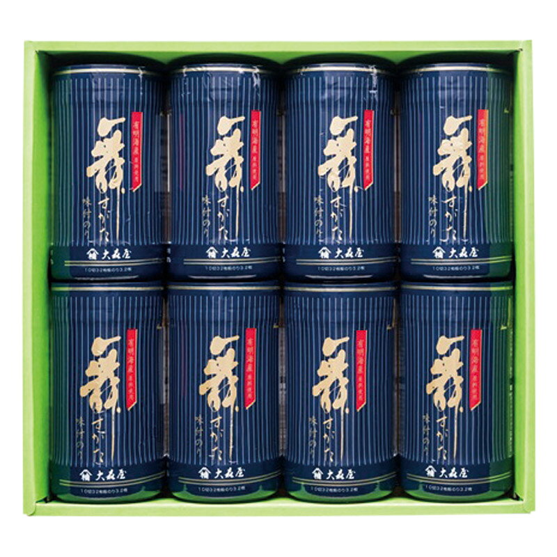 PRODUCT SPECIFICATIONS商品仕様ブランド大森屋商品名味のリ卓上詰合せ型番NA-40Gセット内容セット内容/有明海産味付のり(10切32枚) ×8箱サイズ30.4×33.1×8.1cm賞味期間常温540アレルゲン小麦・えびJANコード4901191390269商品説明風味良く、くちどけの良い有明海産味付のりを人気の卓上容器に詰めました