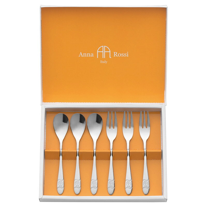 アンナ・ロッシ スプーン&フォーク6pc AR-24 日本製 食器 テーブルウェア 食器セット ギフト プレゼント 贈り物 内祝い お返し 結婚祝い 出産祝い 新築祝い 快気祝い 誕生日 母の日 父の日 敬老の日 お中元 お歳暮