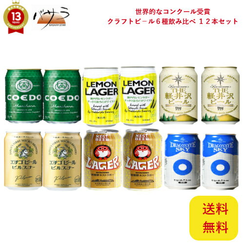 ビールおつまみセット 升喜 【 クラフトビ−ル6種飲み比べ 12本セット 】 「 世界大会コンクール受賞 クラフトビール ビール beer 飲み比べ詰め合わせ セット ギフト 内祝い お返し プチギフト おつまみ 酒 父の日 お中元 ホワイトデー プレゼント 家庭用 退職 12本」