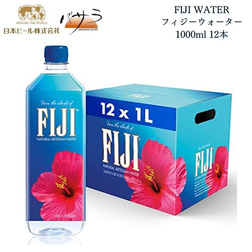 楽天TABEOLOGY（タベオロジー）【 FIJI WATER フィジーウォーター 1000ml 12本 】【 アメリカ 輸入 プレミアム フィジー産 】「 おしゃれ インスタ映え 水 ウォーター のむシリカ ミネラル ミネラルウォーター お祝 内祝 1l ギフト プチギフト ペットボトル 家飲み オーガニック 有機JAS 天然水 」