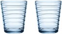 イッタラ アイノ・アアルト アクア タンブラー220ml ペア「 父の日 お中元 早割り 2025 ギフト 内祝い 引き出物 出産内祝い 快気祝い 香典返し お返し 冬ギフト 食品 法人 内祝 」 【 送料無料 】