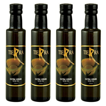 オリーブオイル ティエラ 250ml ×4本セット 【エクストラバージンオリーブオイル tierra callada】おすすめ パスタ サラダ カルパッチョ スペイン 高級 本物 4本 ギフト 御中元 御歳暮 お年賀 お取り寄せ オーガニック 詰め合わせ 送料無料 ドレッシング エキストラバージン