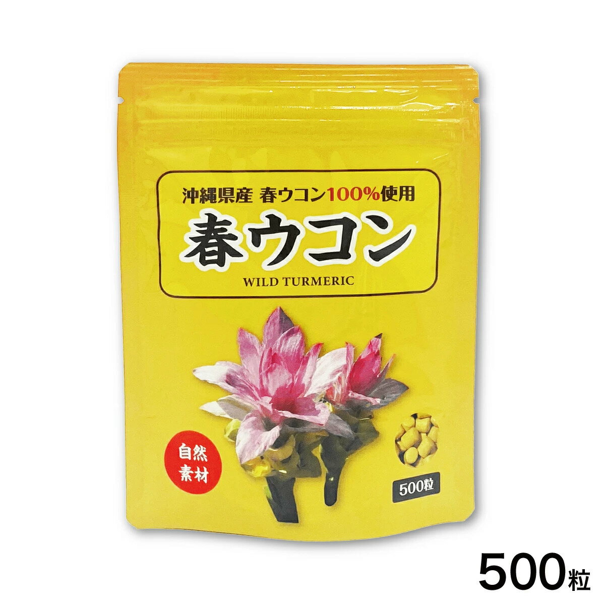【 春 ウコン 袋タイプ 500粒 】「 沖