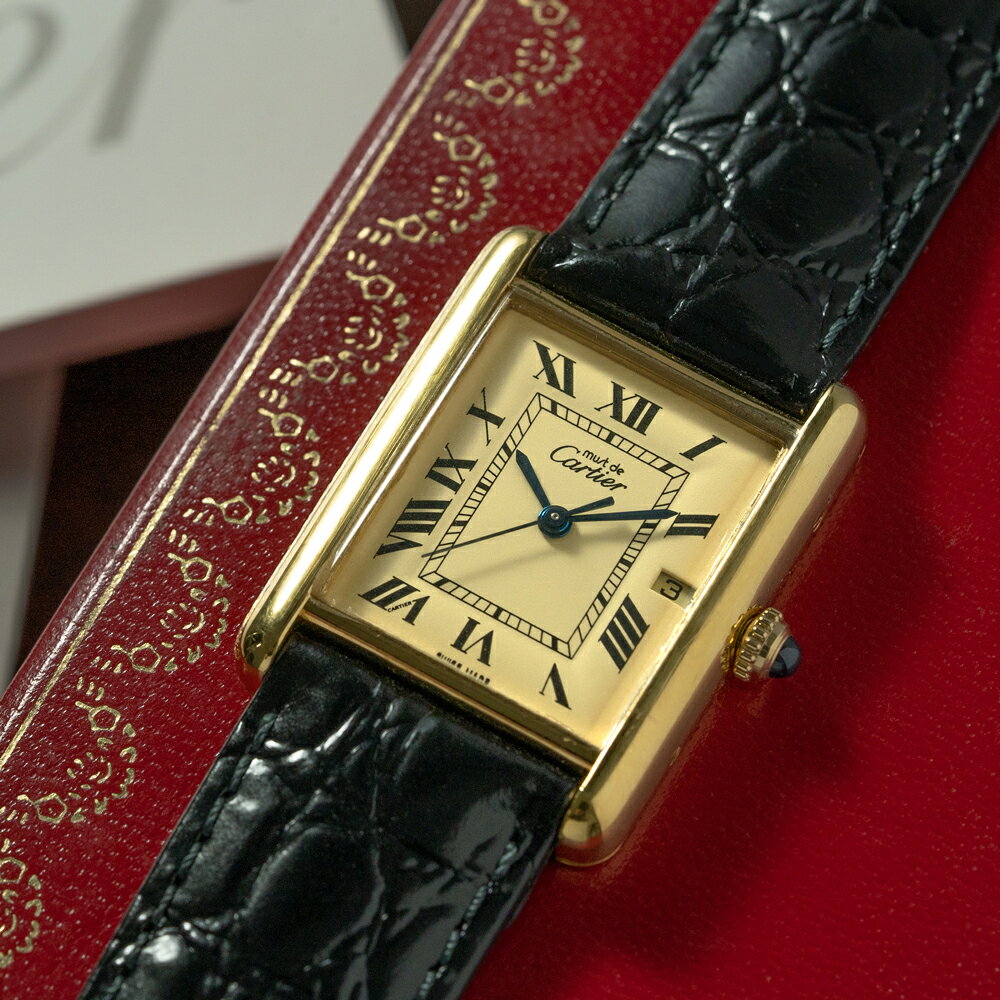 楽天市場】must de cartier 腕時計（シリーズタンク（カルティエ
