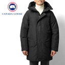 カナダグース CANADA GOOSE ダウンコート LANGFORD PARKA CR 2052MB ダウンジャケット BLACK ブラック ブラックレーベル ブラックディスクロゴ 黒ワッペン ディスクロゴ メンズダウン メンズダウンジャケット ダウン アウター メンズ 高級 カナダ ブランド 【送料無料】