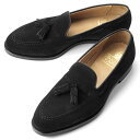 クロケット＆ジョーンズ CROCKETT&JONES スエードローファー ローファー CAVENDISH 2 ブラック BLACK LAST325 E ビジネスシューズ メンズ革靴 高品質 メンズ 柔らかい ブランド 履き心地 紳士靴 ドレスシューズ メンズビジネスシューズ 黒 おしゃれ カジュアル