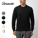 ドルモア DRUMOHR ニット クルーネック ミドルゲージ M103 ニットセーター メンズニット ミドルゲージニット メンズニットセーター ビジネス メンズ...