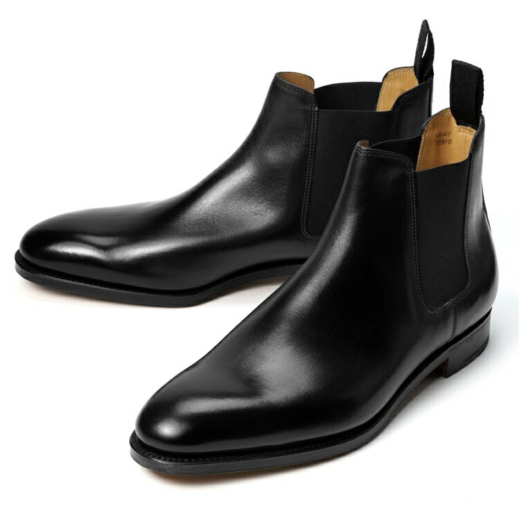 ジョンロブ JOHN LOBB LAWRY サイドゴアブーツ ワイズE ブラック レザーソール ドレスシューズ 革靴 ビジネスシューズ メンズ イギリス 英国 ブーツ 本革 ビジネス イタリア サイドゴア 茶 ショートブーツ ブランド