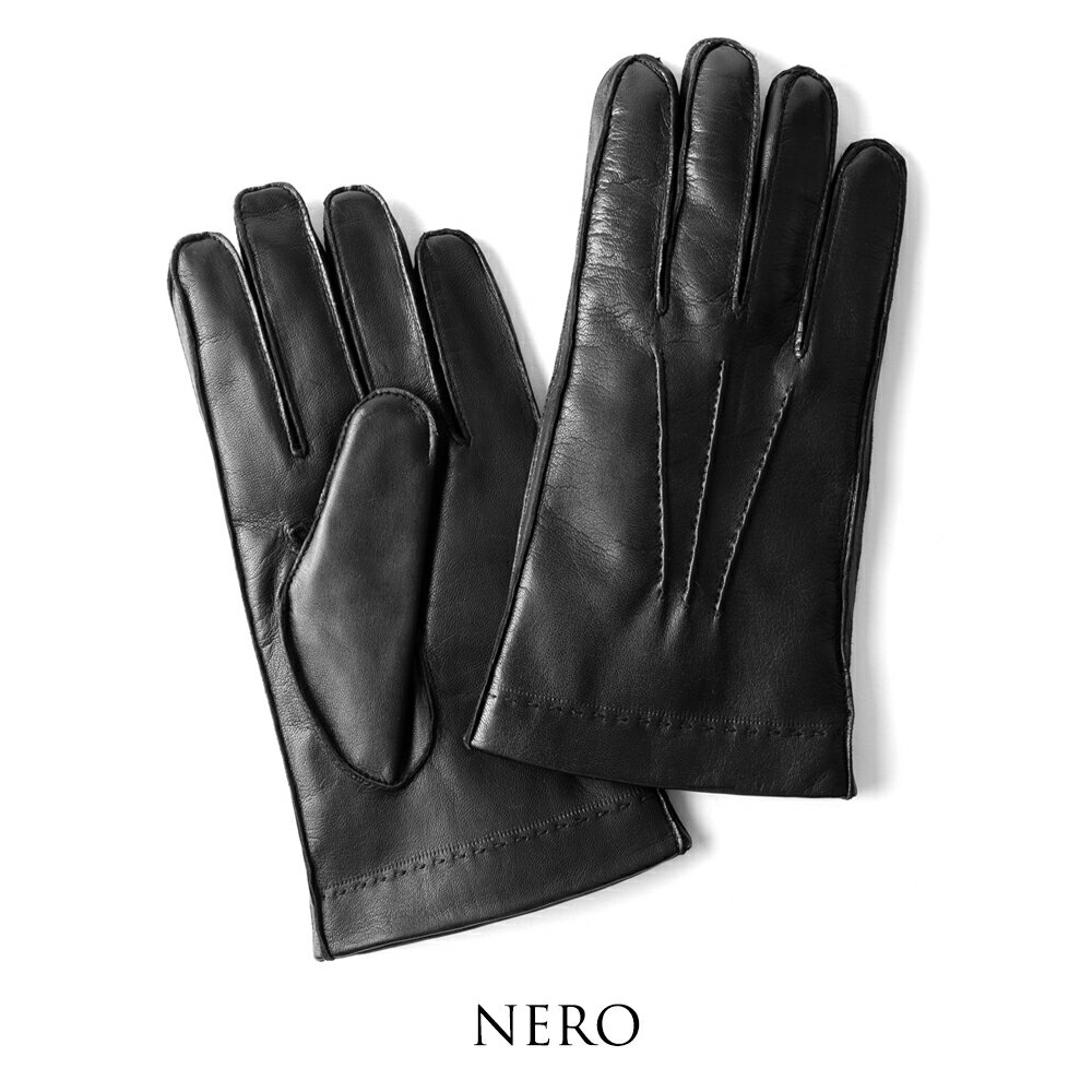 メローラ MEROLA 手袋 レザー グローブ U07 ブラック ブラウン ラビットファー ライニング 外縫い 別注モデル ナッパレザー ラムレザー ファー イタリア 本革 革 メンズ ブランド 防寒 暖かい 冬 冬小物 ビジネス プレゼント 男性 おしゃれ 大人 ギフト プレゼント 誕生日 2