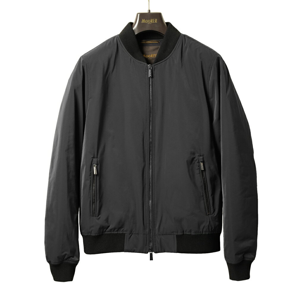 ムーレー MOORER ボンバージャケット ダウン BADOERI-D6 MA-1 ma-1 ダウンジャケット NERO ブラック 黒 DARK BLUE ネイビー メンズアウター MA1 ブルゾン メンズ ダウンジャケット ブランド ミリタリー アウター メンズアウター 冬 イタリア ブランド 秋冬 おしゃれ
