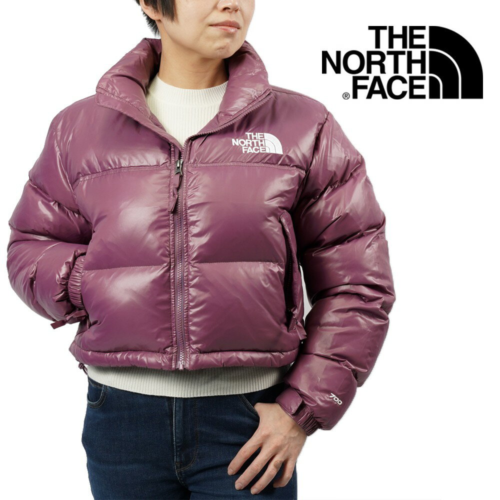 ノースフェイス THE NORTH FACE ヌプシジャケット レディース ショート W NUPTSE SHORT JACKET NF0A5GGE0H5 ホワイト ブラック パープル TNF レディース ダウンジャケット アウター ザノースフェイス