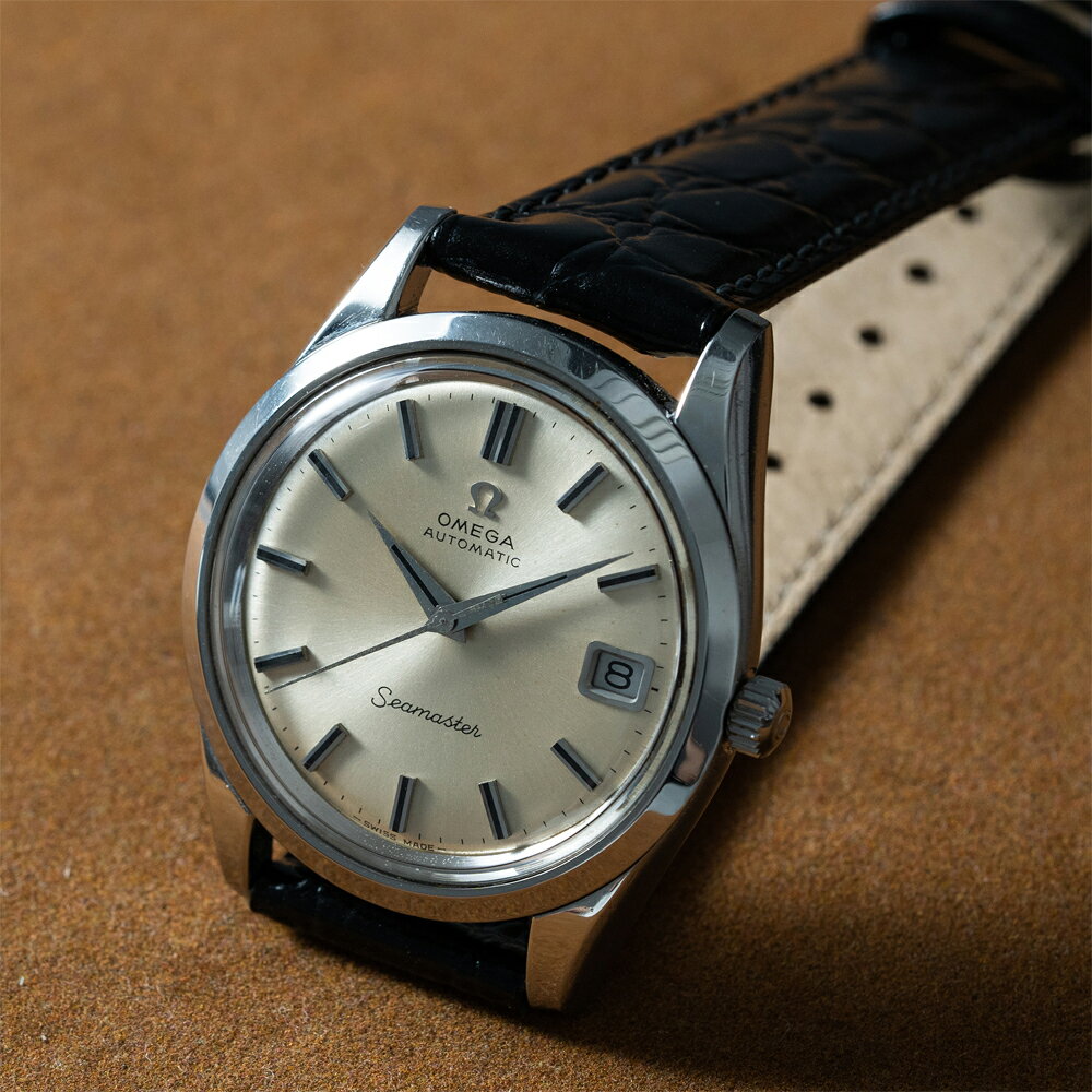 【中古】オメガ シーマスター OMEGA Seamaster 166.010 cal.565 サンレイダイヤル SS 168.024 ステンレス 腕時計 ヴィンテージ ウォッチ アンティーク 時計 自動巻 機械式 自動 メンズ 機械式時計 OH済【非防水】