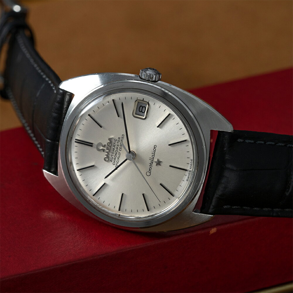 【中古】オメガ コンステレーション OMEGA Constellation 168.017 Cライン ジェラルドジェンタ cal.564 サンレイダイヤル コンステ SS ステンレス 腕時計 ヴィンテージ ウォッチ アンティーク 時計 自動巻 機械式 自動 メンズ 機械式時計 OH済【非防水】